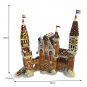 Gingerbread Castle Modular Buillding Blocks Set MOC Bricks Educational Toys Kit