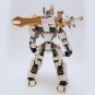 BuildMoc Mk2 White / Gold K_night Mech Model with Sword and Shield 616 Pieces