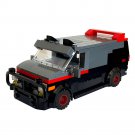 BuildMoc A-Team Van in minifig scale Model 221 Bricks