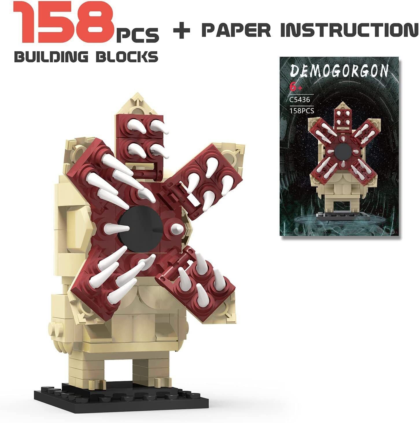 Demogorgon Building Blocks Toys for Strangers Things Open Mouth ...