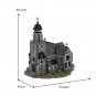 BuildMoc Medieval Cathedral Model with Castle and Bell Tower 6561 Pieces