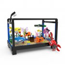 BuildMoc Fish Tank Aquarium Model with with Glowing  500 Pieces