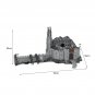 BuildMoc The fortress of Helm's Deep Scale 6184 Pieces