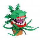 BuildMoc Scary Flower Horror Flower Weird Plant Botanical Bouquet 303 Pieces