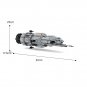 BuilMoc Mid Scale Rocinante Frigate Model with Display Stand 1930 Pieces