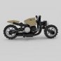 BuildMoc Motorcycle Model in Minifig Scale 41 Pieces