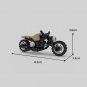 BuildMoc Motorcycle Model in Minifig Scale 41 Pieces