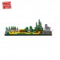 BuildMoc Skyline Architecture Model with Emerald City and Scarecrow 382 Pieces