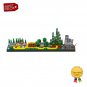 BuildMoc Skyline Architecture Model with Emerald City and Scarecrow 382 Pieces