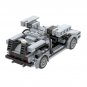 BuildMoc Car D-elo-r-e-an in minifig scale from Movie 211 Bricks