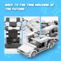 BuildMoc Car D-elo-r-e-an in minifig scale from Movie 211 Bricks