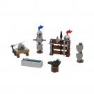 6-in-1 Blacksmith Accessories Model Apply to Castle Theme Scene 90 PCS