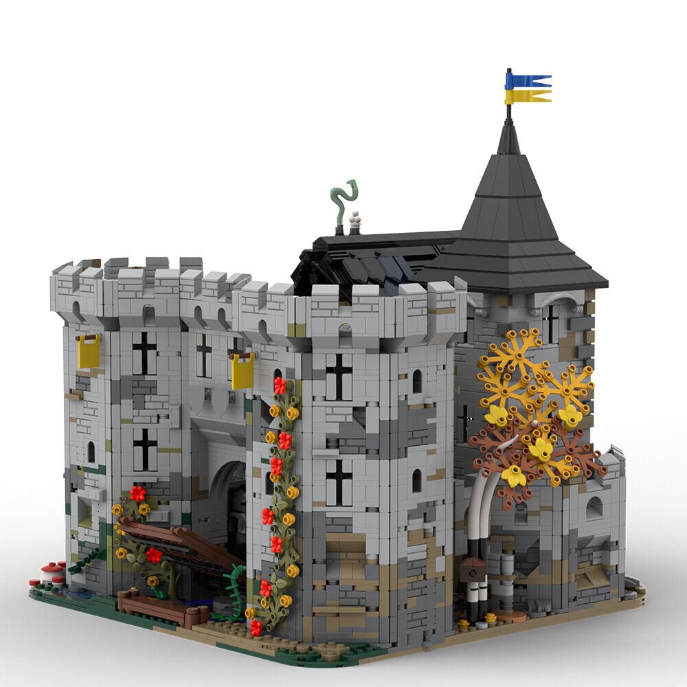 Enclosed Fortress & Medieval Castle Model 5812 Pieces Building Toys Kit