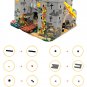Enclosed Fortress & Medieval Castle Model 5812 Pieces Building Toys Kit