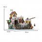 BuildMoc 6276 Remastered Version:Medieval P_ira_te Series F0_rtress 4192 Pieces