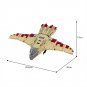 Hawk's Fighter Model Building Brick Toy MOC Blocks Set for Buck Rogers Kids Gift