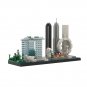 BuildMoc Singapore Architecture Skyline Model 504 Pieces Building Toys Set