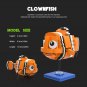 BuildMoc Clownfish Model with Stand 165 Pieces Building Toys from Animated Film