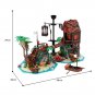 Remake Model Building Bricks Educational Toy MOC Blocks Set for Forbidden Island