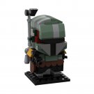 BuildMoc Bo/b/a F-e-t-t Damage Version Model Building Kit 231 Pieces