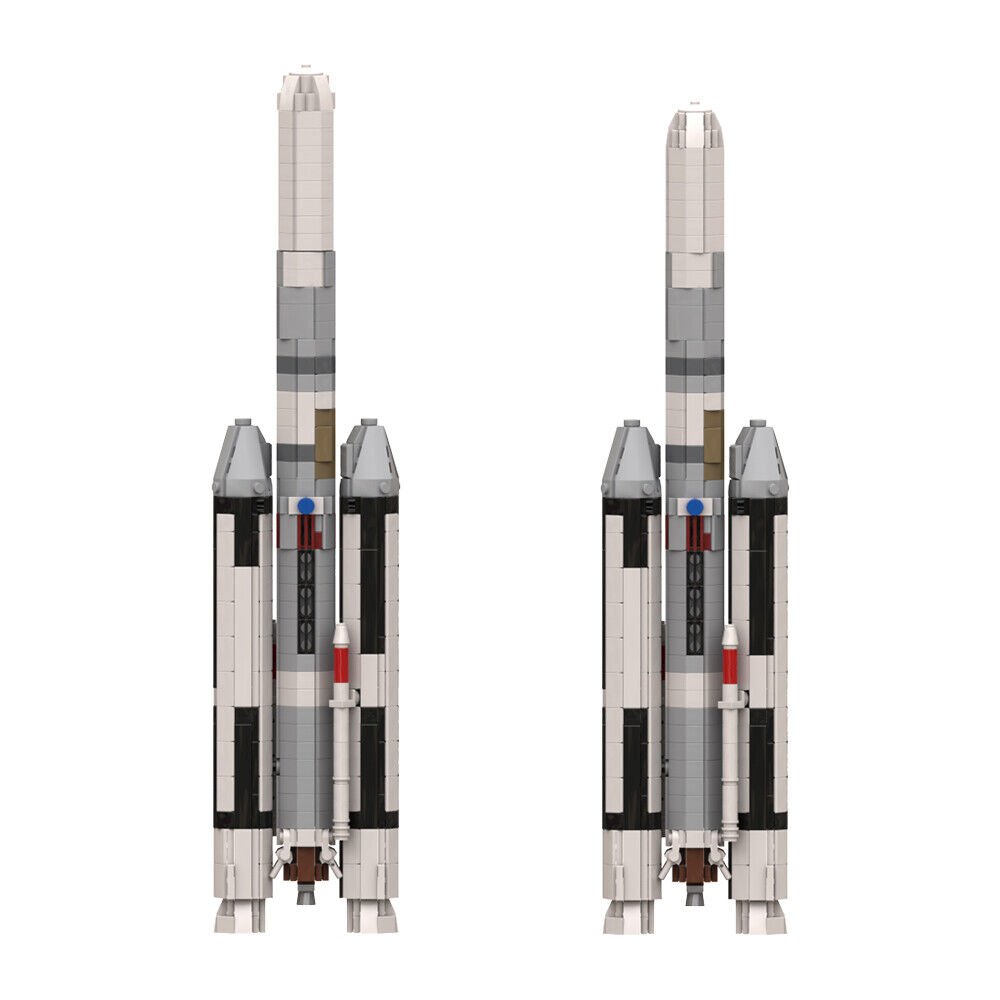 BuildMoc IIIC Rocket Model Kit 1:110 Saturn V scale 898 Pieces