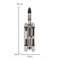 BuildMoc IIIC Rocket Model Kit 1:110 Saturn V scale 898 Pieces