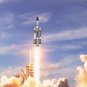 BuildMoc IIIC Rocket Model Kit 1:110 Saturn V scale 898 Pieces