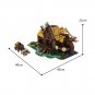 BuildMoc Modular House Hut and Ship 2795 Pieces Building Toys
