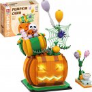 Halloween Pumpkin Cabin Model Building Bricks Toys with Lights Blocks Gift Set Halloween Pumpkin Cabin Model Building Bricks Toys with Lights Blocks Gift Set