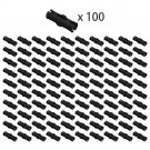 100x Black 2780 Connector Peg w. Friction/Technic Pin with Center Slots 100x Black 2780 Connector Peg w. Friction/Technic Pin with Center Slots