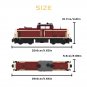 BuildMoc 499 Bricks V100 German Cargo Locomotive Red Version