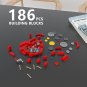 Clockwork Heart Sculpture Building Toy Bricks Kits with Gear Blocks Collectibles