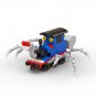 BuildMoc Small Train Model with Spider Feet 198 Pieces from Horror Video Game