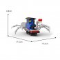 BuildMoc Small Train Model with Spider Feet 198 Pieces from Horror Video Game
