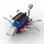 BuildMoc Small Train Model with Spider Feet 198 Pieces from Horror Video Game