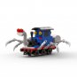 BuildMoc Small Train Model with Spider Feet 198 Pieces from Horror Video Game