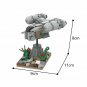 BuildMoc Micro Ship Raz0r Cre5t Model 144 Pieces