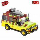 BuildMoc Car SUV Touring Vehicle Building Toys Set 310 Pieces from Movie