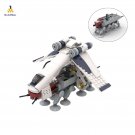BuildMoc Mini Republic Dropship Model with Movable Base 436 Pieces