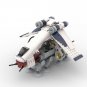 BuildMoc Mini Republic Dropship Model with Movable Base 436 Pieces