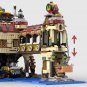 BuildMoc S_t-e-a-m Powered Engine Model with Openable Interior 3436 Bricks
