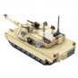 BuildMoc M1A2 Mini Tank Model with Function and Details 972 Pieces Building Toys
