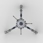 BuildMoc Octuptarra Magna Tri-d-r-o-i-d Robot Automatons Model 607 Pieces