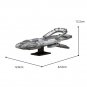 ECV-197 Orville Spaceship Model with Stand Building Toys Set 757 Pieces
