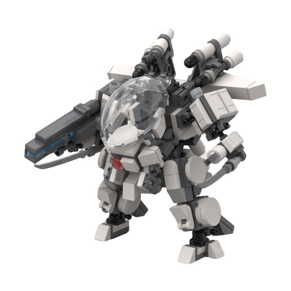 BuildMoc AF-03 War Machine Mech 300 Pieces