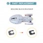BuildMoc Fictional Spaceship Model 333 Pieces Building Toys from Sci-Fi TV Show