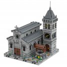 BuildMoc Model Medieval Church Modular Model 2085 with Interior