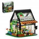 LED Flower Market Shop Model Building Bricks Educational Toys MOC Blocks Set LED Flower Market Shop Model Building Bricks Educational Toys MOC Blocks Set