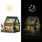 LED Flower Market Shop Model Building Bricks Educational Toys MOC Blocks Set