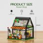 LED Flower Market Shop Model Building Bricks Educational Toys MOC Blocks Set
